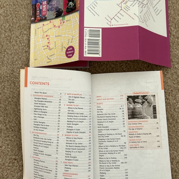 Shanghai City China travel guide books by leading publishers Fodors & Frommer’s - Picture 5 of 6